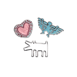 Pilz x Keith Haring Charme de lacet de chaussure, ensemble &agrave; paillettes