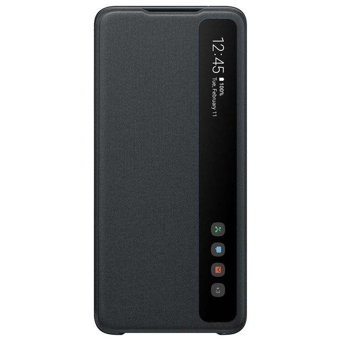 Clear View Cover noir pour Galaxy S20 ULTRA