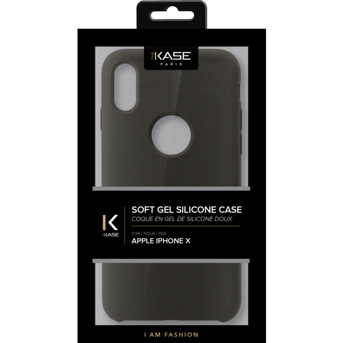 Coque en gel de silicone doux pour Apple iPhone X, Vert olive fonc&eacute;