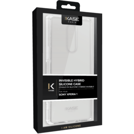 Coque hybride invisible pour Sony Xperia 1, Transparente