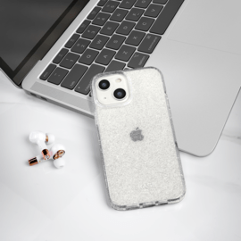Coque hybride &eacute;tincelante invisible GEN 2.0 pour Apple iPhone 14 Plus, Transparente