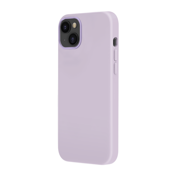 Coque antichoc en gel de silicone doux pour Apple iPhone 14 Plus, Orchid&eacute;e Pastel