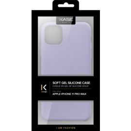 Coque en Gel de Silicone Doux pour Apple iPhone 11 Pro Max, Violet Lilas