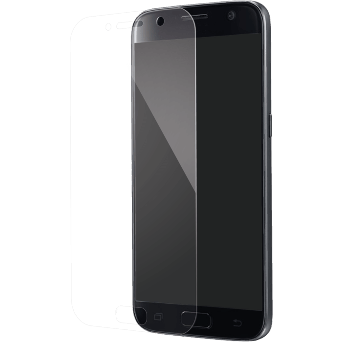 Protection d'&eacute;cran en verre tremp&eacute; (100% de surface couverte) pour Samsung Galaxy S7, Transparent