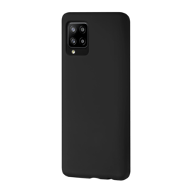 Coque en Gel de Silicone Doux pour Samsung Galaxy A42 5G, Noir satin