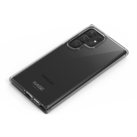Coque hybride invisible pour Samsung Galaxy S23 Ultra 5G, Transparente