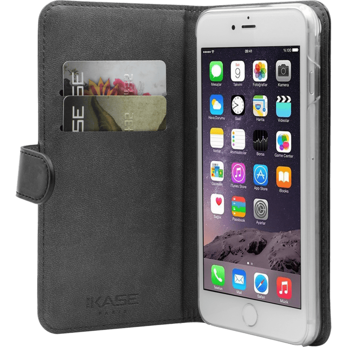 Étui portefeuille magnétique détachable 2-en-1 pour iPhone 6 Plus/ 6s Plus/ 7 Plus/8 Plus