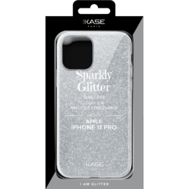 Coque slim pailletée étincelante pour Apple Apple iPhone 11 Pro, Argent
