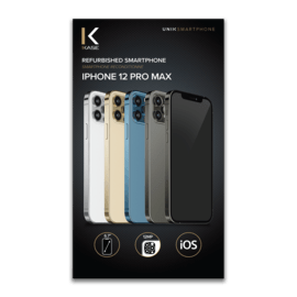 iPhone 12 Pro Max reconditionn&eacute; 128 Go, Graphite, d&eacute;bloqu&eacute;