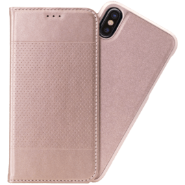 Case 2-in-1 Magnetic Slim Wallet & Case for Apple iPhone X/XS, Rose Gold