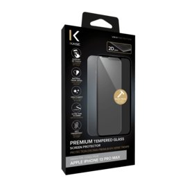 Protection d'&eacute;cran premium en verre tremp&eacute; Apple iPhone 13 Pro Max, transparent