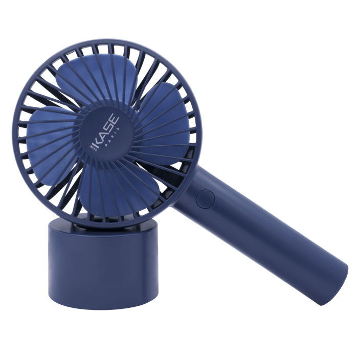 Mini Ventilateur Portable, Bleu Marine