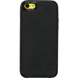 Coque silicone pour Apple iPhone 5C, Daim Noir