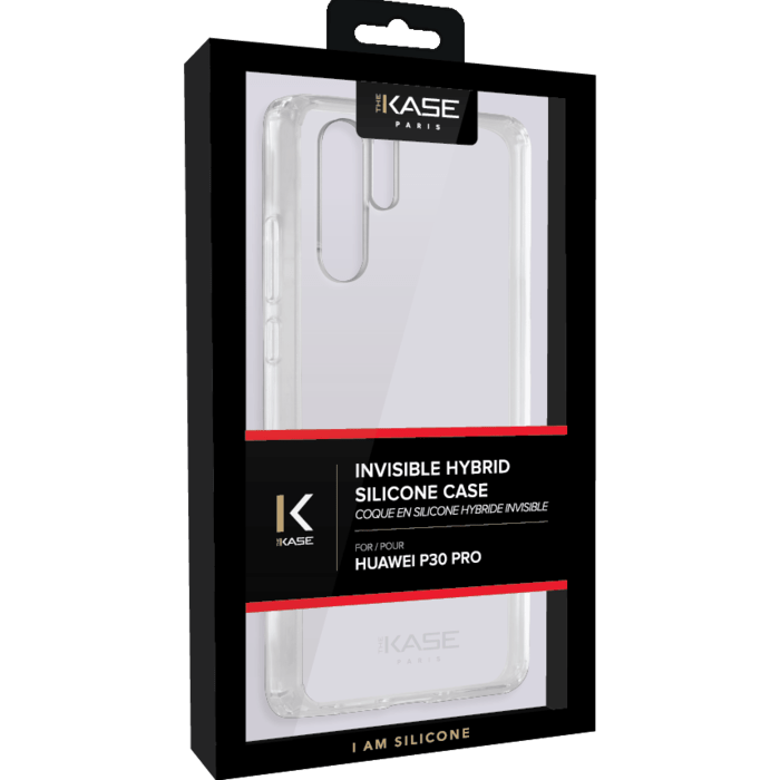 Coque hybride invisible pour Huawei P30 Pro, Transparent