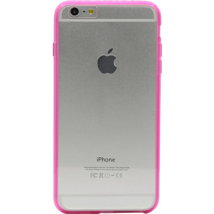 Coque slim transparente pour Apple iPhone 6 Plus/6s Plus, Rose