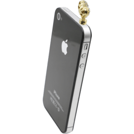 Case Jewel Jack Plug, Diamond heart, Champagne