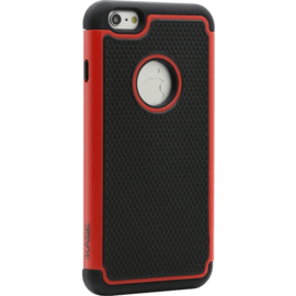 Rugged Coque Anti-choc avec ouverture logo pour Apple iPhone 6 Plus/6s Plus, Rouge