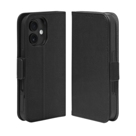 Etui & Coque robuste magnétique 2-en-1 pour Apple iPhone 16, Noir Onyx