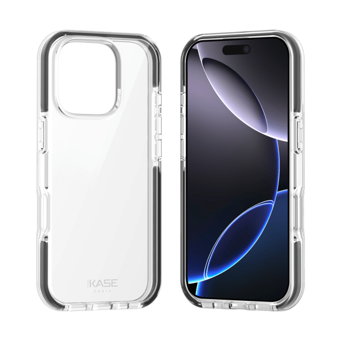 Coque Sport mesh pour 60% de plastique recycl&eacute; Apple iPhone 16 Pro, Noir