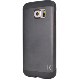 Coque slim anti-choc pour Samsung Galaxy S6, Gris sidéral