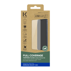 Protection d'&eacute;cran en verre tremp&eacute; (60% verre tremp&eacute; recycl&eacute;) pour Samsung Galaxy S26+ 5G, Noir