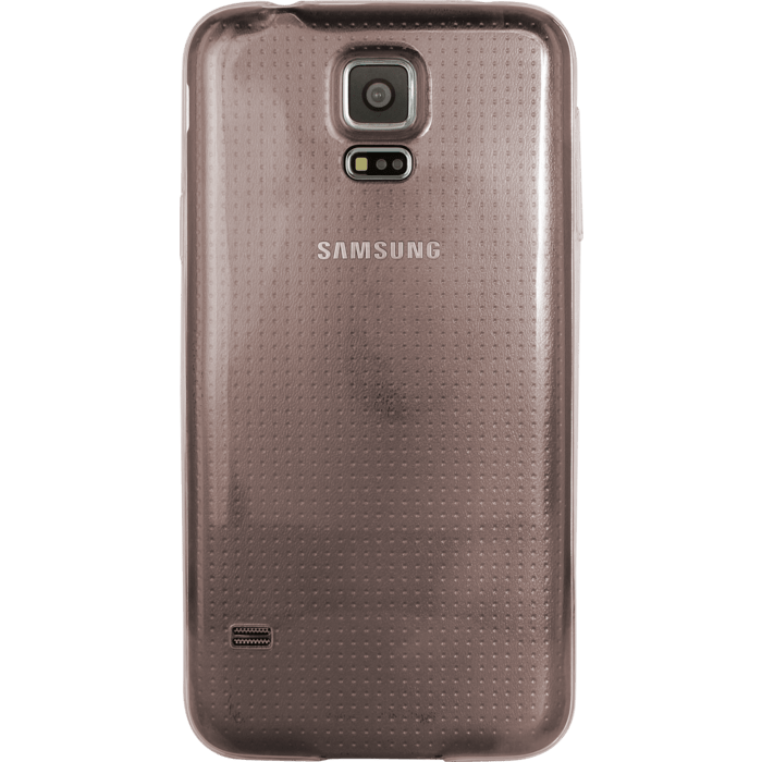 Coque Ultra Slim invisible pour Samsung Galaxy S5 0.6mm, Transparent Noir