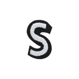 Case Letter S Embroidered Sticker