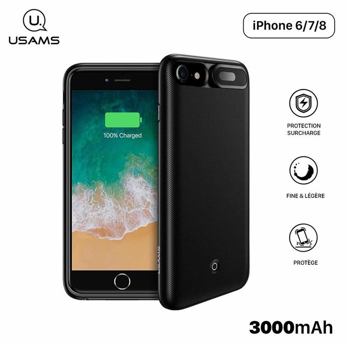 Coque Batterie pour iPhone 6/6S/7/8