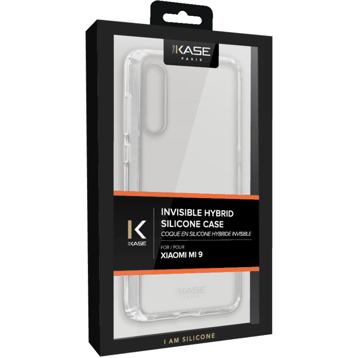 Coque hybride invisible pour Xiaomi Mi 9, Transparente