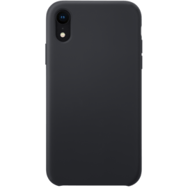 Case Soft Gel Silicone Case for Apple iPhone XR, Satin Black