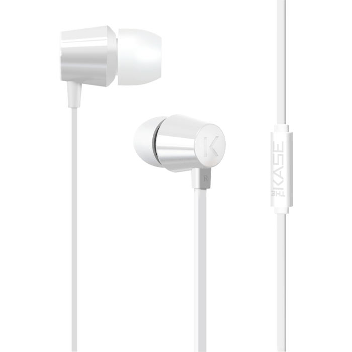 K In-ear Headphones, Bright White