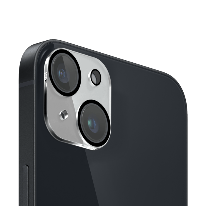 Protecteur d'objectif d'appareil photo en cristal acrylique pour Apple iPhone14/14 Plus , transparent