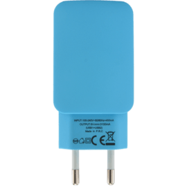 Case Universal Dual USB Charger (EU) 3.1A,, Sky Blue