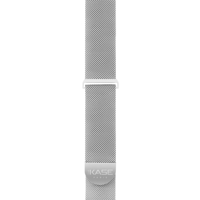 Bracelet mesh en acier inoxydable pour Apple Watch&reg; Series 1/2/3/4 42/44mm, Argent