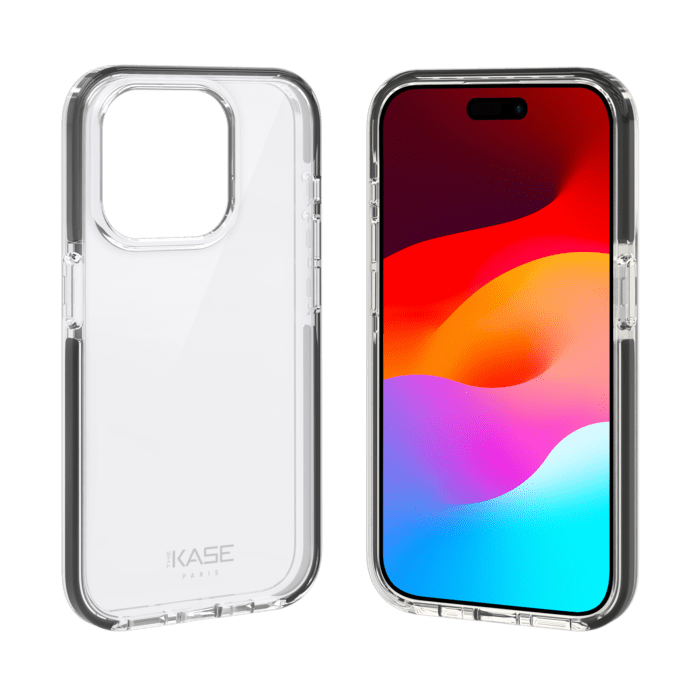 Coque Sport mesh pour Apple iPhone 15 Pro, Noir de jais