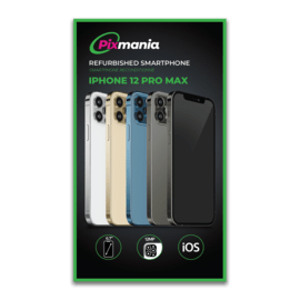 iPhone 12 Pro Max reconditionn&eacute; 128 Go, Bleu pacifique, SANS FACE ID, d&eacute;bloqu&eacute;