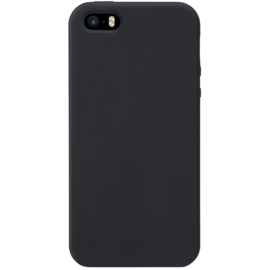 Soft Gel Silicone Case for Apple iPhone 5/5s/SE, Satin Black