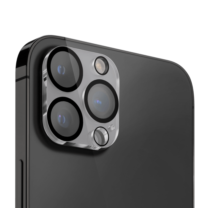 Protecteur d'objectif d'appareil photo en cristal acrylique pour Apple iPhone13 Pro/13 Pro Max, transparent