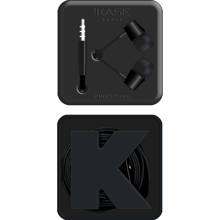K Ecouteurs intra-auriculaires, Noir De Jais