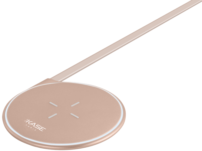 Case Universal Quick Charge Qi Wireless Charging Pad (7.5W/10W), Rose Gold