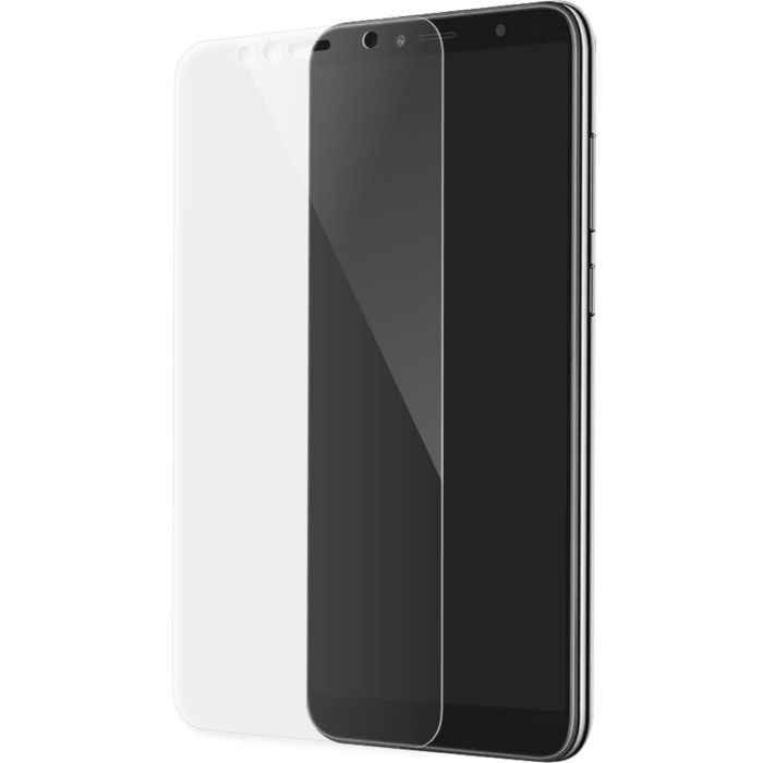 Protection d'&eacute;cran en verre tremp&eacute; (100% de surface couverte) pour Huawei Honor 7A/ Y6 (2018), Transparent
