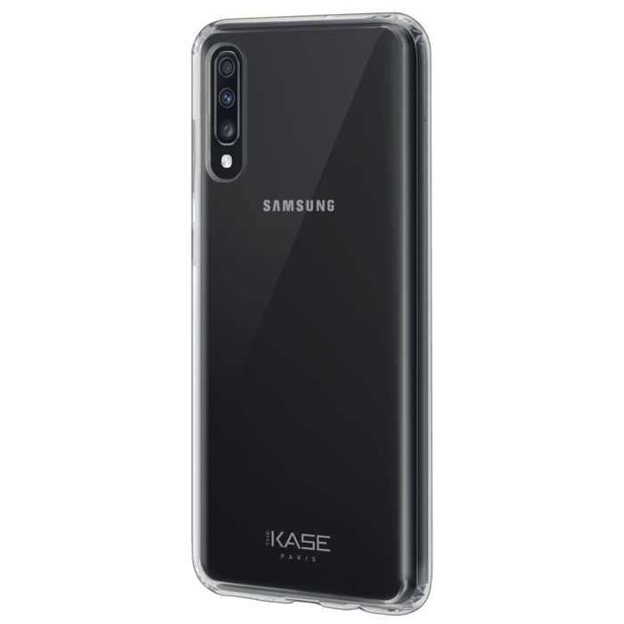 Coque hybride invisible pour Samsung Galaxy A70 2019, Transparente