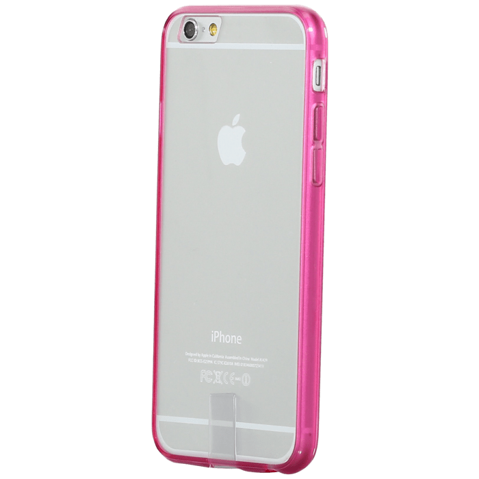 Coque slim transparente pour Apple iPhone 6/6s, Rose