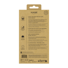 Coque hybride invisible fabriqu&eacute;e &agrave; 83 % de plastique recycl&eacute; pour Samsung Galaxy S24 FE 5G, Transparente