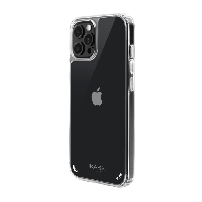 Custodia ibrida invisibile antiurto per Apple iPhone 12 Pro Max, trasparente
