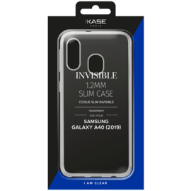 Coque Slim Invisible pour Samsung Galaxy A40 2019 1.2mm, Transparente