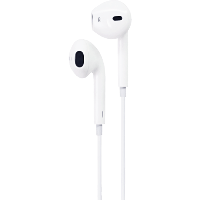 K Ecouteur avec micro et t&eacute;l&eacute;commande, Blanc Lumineux