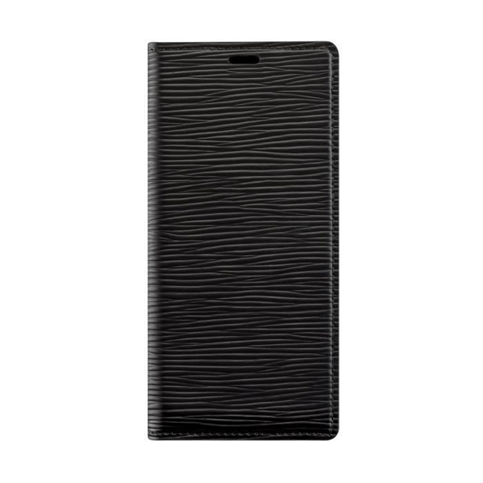 Diarycase 2.0 Coque clapet en cuir v&eacute;ritable avec support aimant&eacute; pour Samsung Galaxy S20, Minuit Noir
