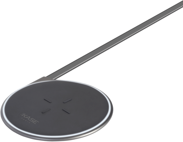 Case Universal Quick Charge Qi Wireless Charging Pad (7.5W/10W), Metallic Black