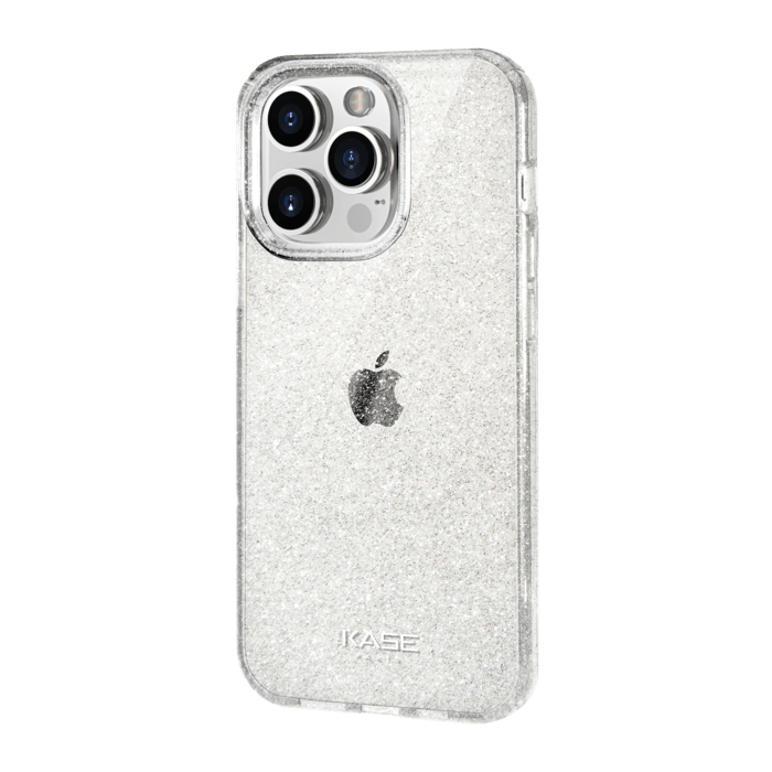 Coque hybride &eacute;tincelante invisible pour Apple iPhone 13 Pro, Transparente